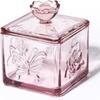 Glass Trinket Box, Square Jewelry Box with Lid for Storing Rings, Earrings, and Small Accessories, Bridesmaid Gift, Flower Girl Gift