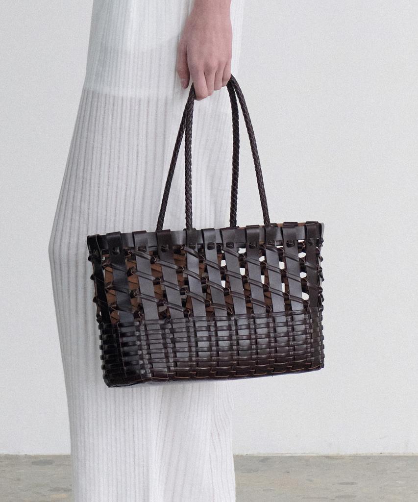 Andneeds Cava Weaving Bag (Dark Brown)
