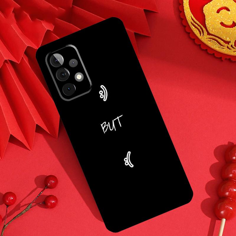 Грустный депрессивный Черный Чехол-Слово Для Samsung Galaxy M34 M54 M32 M52 M15 M11 M12 M13 M14 M06 M16 M36 M56 M31 M53 M35 M55