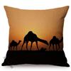 African Wild Grassland Animals Throw Pillow Cover Zebra Giraffe Lion Cushion Cover For Home Chair Sofa Decoration Pillowcases