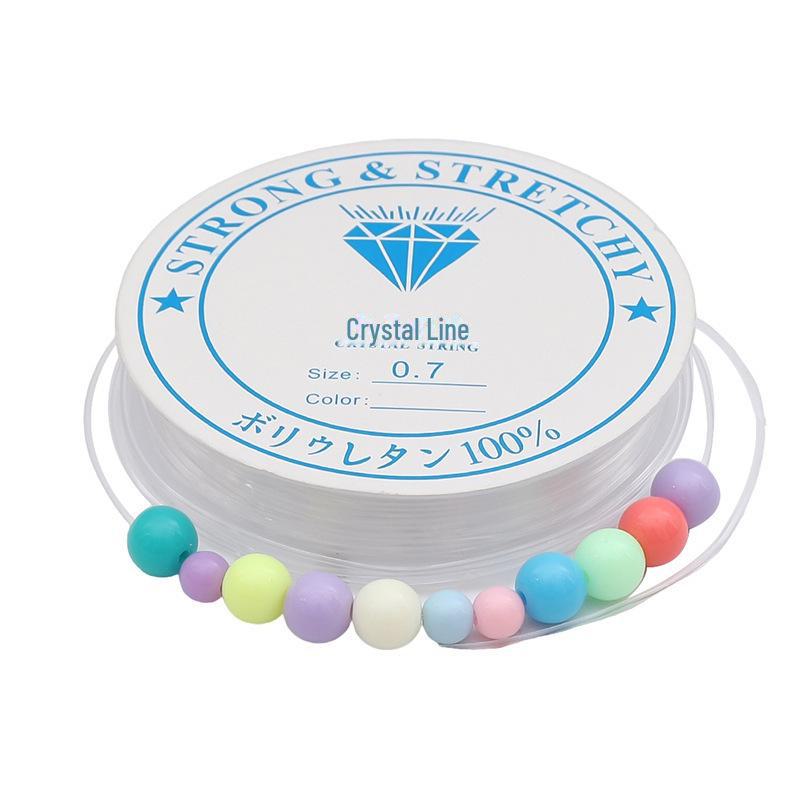 Прозрачная неэластичная кристальная леска для самостоятельного изготовления бисера и аксессуаров для ювелирных изделий