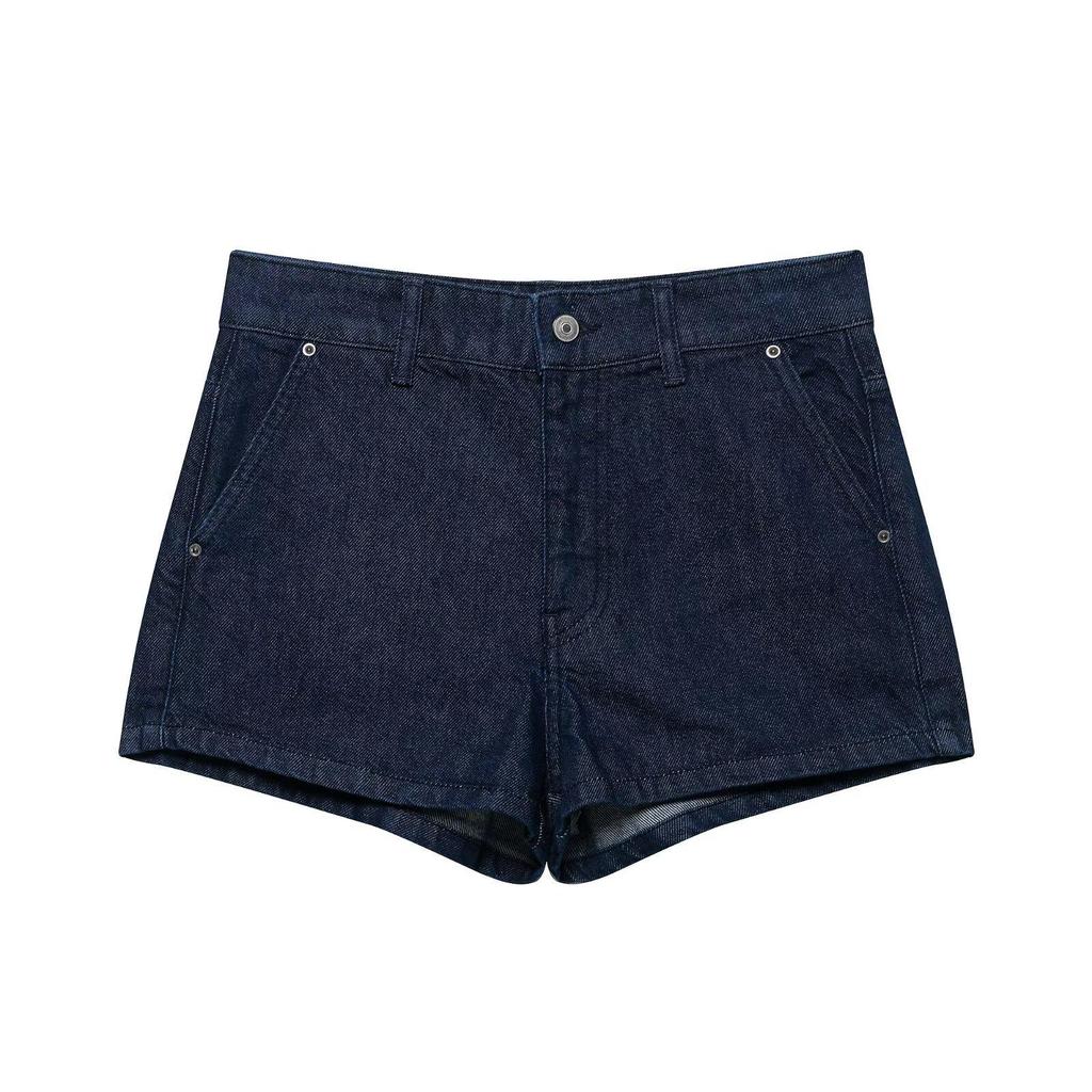 Летний женский модный джинсовый комплект с карманами: куртка и шорты, 2025