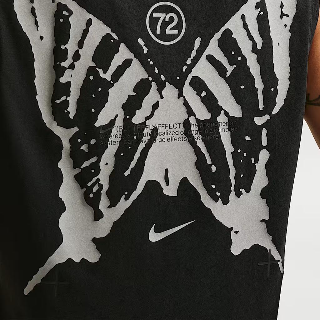 Nike Женский топ-майка для бега Dri-Fit с влагоотводящей смесовой тканью IM0632-010