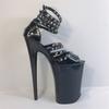 Spiked black sandals women's 2025 new fashion summer fashion high heels stiletto women's sandals fairy style
