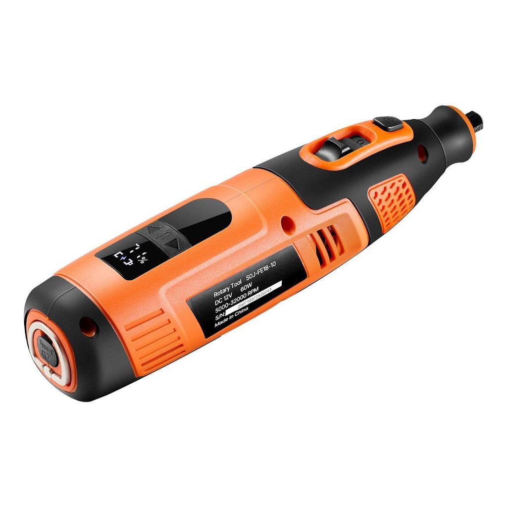 119-Piece Cordless Rotary Tool Kit, DC12V Portable Mini Power Rotary Tool, 28-Level Speed 5000-32000 RPM Multi-Purpose DIY Tools for Engraving,
