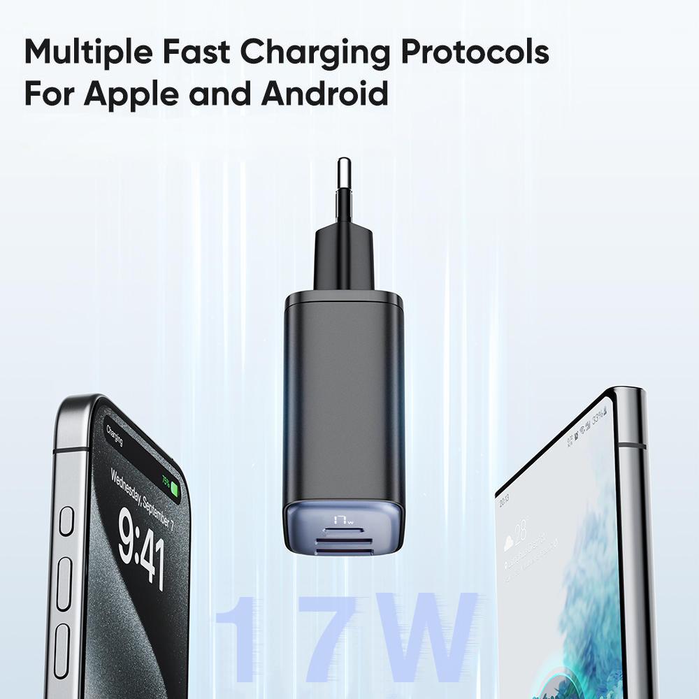 17 Вт USB C быстрая зарядка PD QC 3.0 Type C быстрая зарядка для iPhone Samsung Xiaomi redmi настенное зарядное устройство для мобильных телефонов