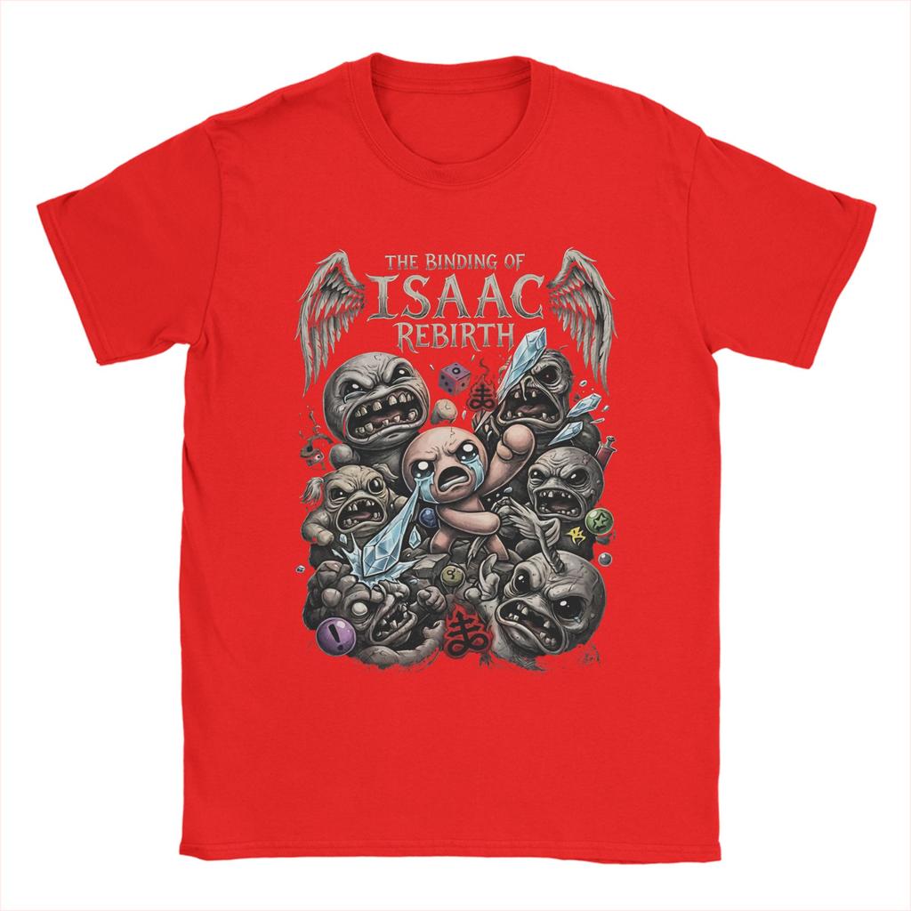 The Binding of Isaac Pixel Cotton T Shirt For Unisex Summer  Vintage T Shirts Crewneck Hippie Tees Big Size Hot Sale Clothing