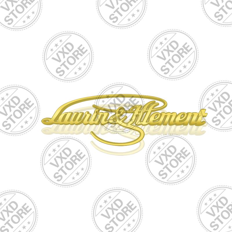 AAAIY1 For L&K Laurin & Klement Kodiaq Octavia Superb Scala Karoq skoda Car 3D Metal Badge Decals Sticker Car Rear Trunk Emblem