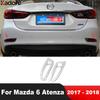 Для Mazda 6 Atenza Седан 2017 2018 Хром Накладка на задний противотуманный фонарь Автомобильные Аксессуары