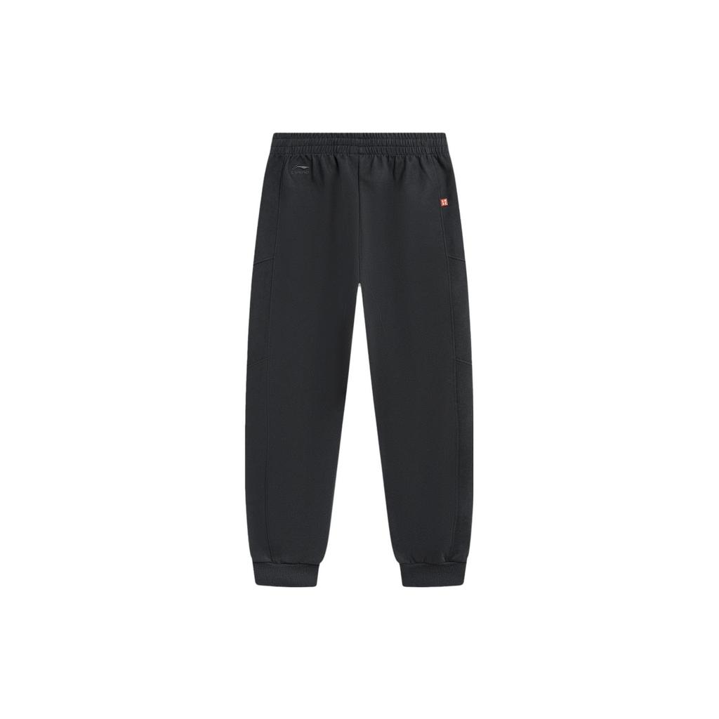 Li Ning Rijin Коллекция Doujin Трикотажные спортивные штаны Мужские Черные AKLU037-2