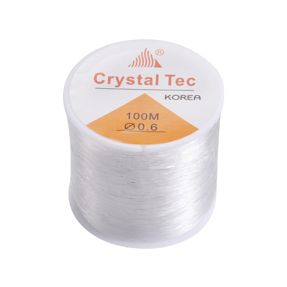 100m Strong Elastic Crystal Cord Beading Thread DIY Jewelry Making Necklace Bracelet Beads String Stretchable Thickness 0.5-1mm