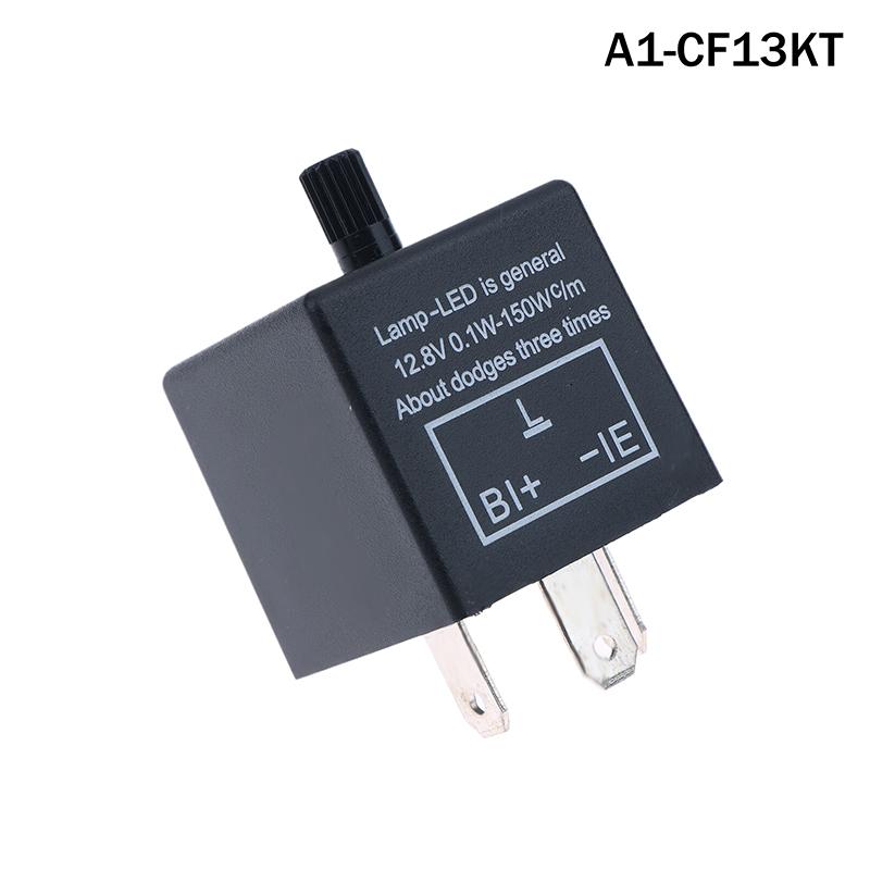CF13KT CF13 CF14 Универсальный 3-контактный 12V 0.02A-20A Регулируемый LED Мигалка поворотников Реле вспышки Мотоциклетный переключатель