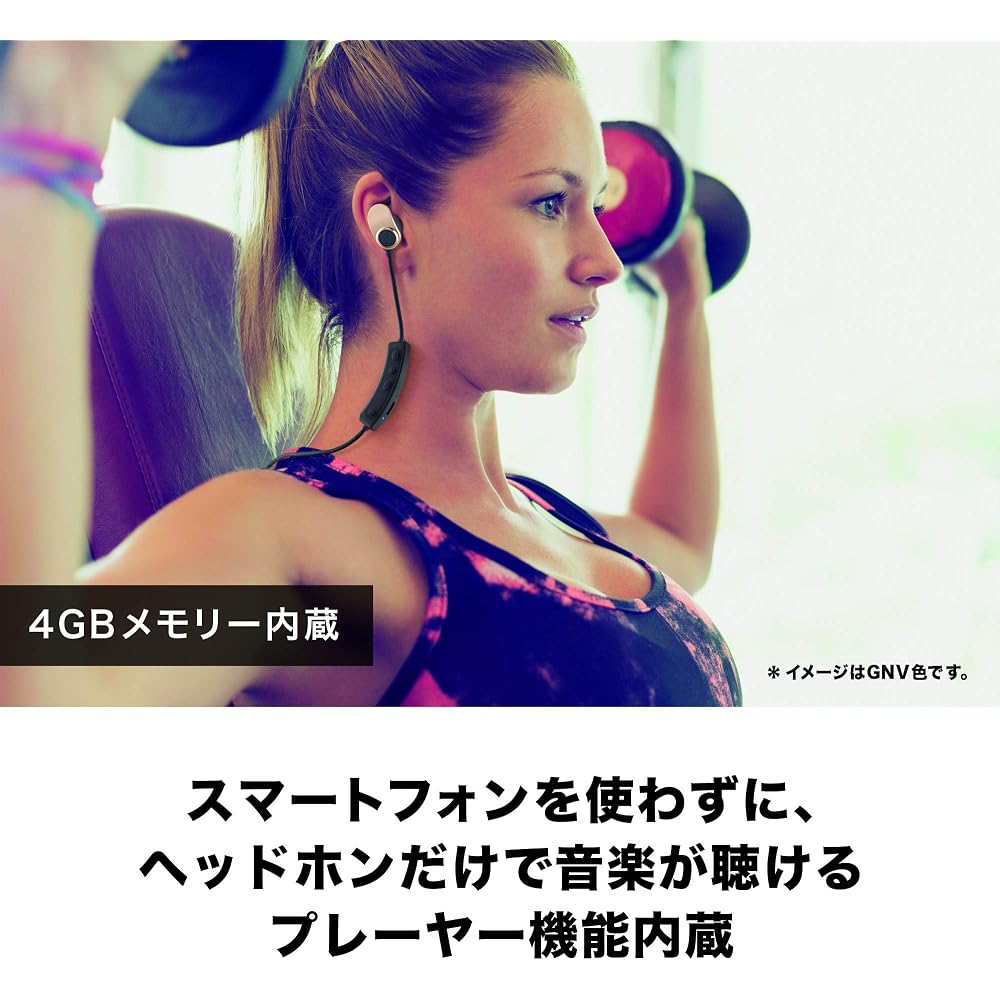 Беспроводные наушники Audio-Technica SONICSPORT, Водонепроницаемые/Для спорта, Память 4 ГБ, Bluetooth, Пульт ДУ/Микрофон, Металлический черный ATH-SPORT90
