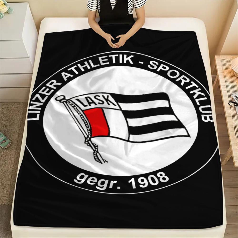 1PC Lask Linz Print Flannel Blanket, High quality Comfortable for All Seasons, Home Decor, Warmth and Comfort, Perfect for Christmas Gifts