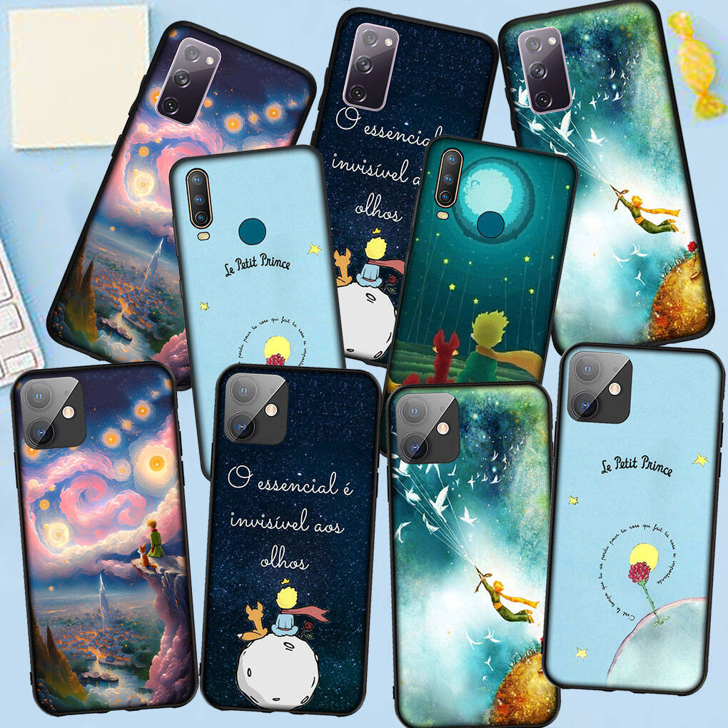 Чехол для телефона Samsung Galaxy S25 S23 S22 S21 S24 Ultra FE A05 A06 A15 A16 A36 A37 A35 A54 A55 A56 A57 A25 A26 A53 A17 Аниме Маленький принц