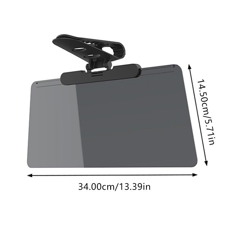 SEAMETAL Anti-Glare Car Sun Visor Goggles Auto Sunshade Plate HD Clear View Sun Visor Extender Day and Night Clear View Goggle