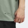 adidas Футболка с коротким рукавом и круглым вырезом с принтом в виде панды и логотипа алфавита, мужские топы серебристо-зеленого цвета IP3967