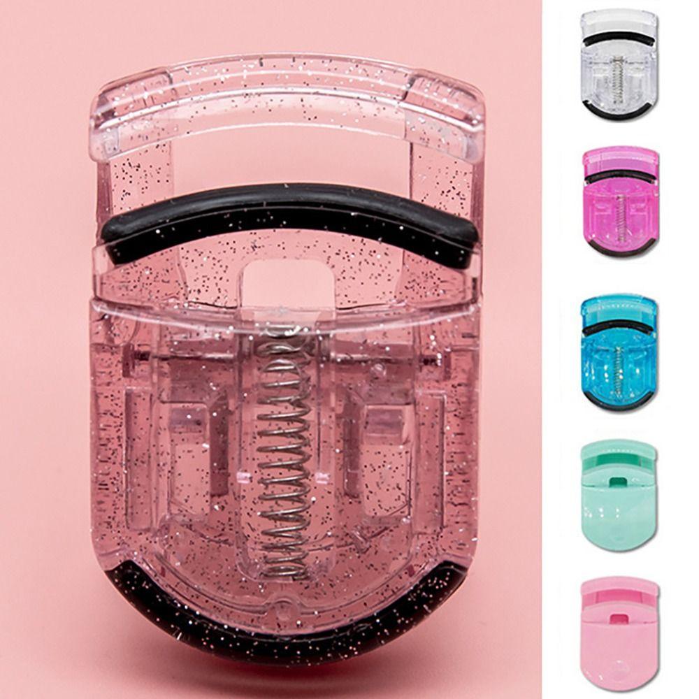 Portable ABS Eyelash Curler Silicone Multicolor Eyelash Curling Clip Mini False Eyelashes Auxiliary Beauty