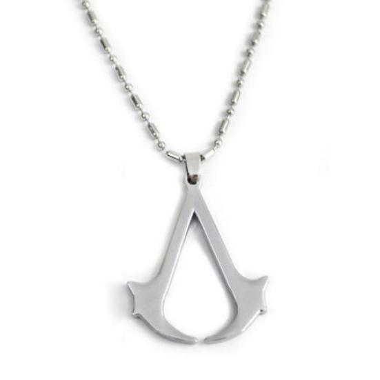 Мужское ожерелье с подвеской-цепочкой и логотипом игры Assassin's Creed Altair, стальная цепочка для косплея