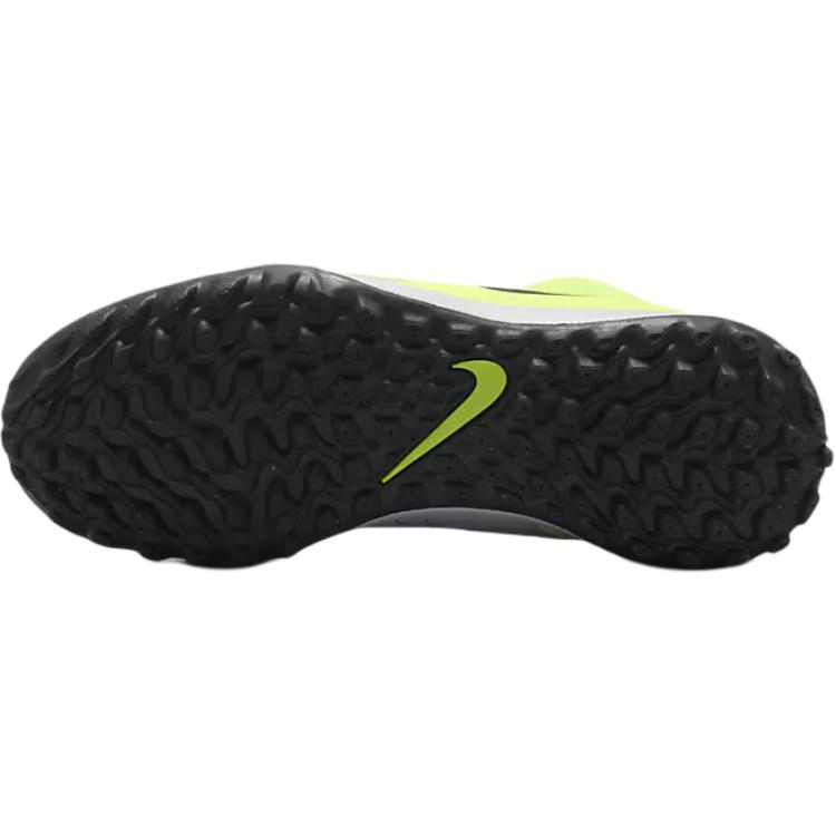 Nike Jr. Phantom Luna 2 Academy Comfortable Shock Absorbing Durable Mid-Top Kids Soccer Shoes Kids Soccer Shoes White Green FJ2610-003