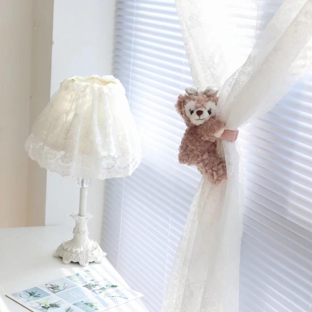 Bear Rabbit Adorable Plushie Curtain Hook Girl Bedroom Decoration Doll