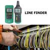 MS6818 Профессиональный ЖК-тестер кабеля Трассоискатель проводов Локатор металлических труб Детектор Поиск линии Трассировщик Проверка напряжения 12-400В