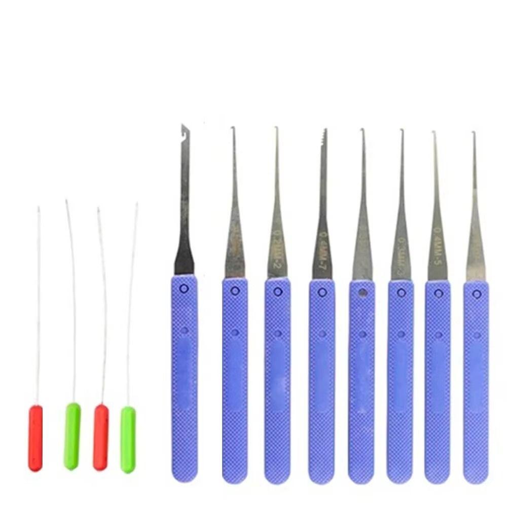 12 шт. Набор отмычек из нержавеющей стали, портативные многофункциональные наборы для вскрытия замков, экстрактор сломанных ключей, ручной инструмент