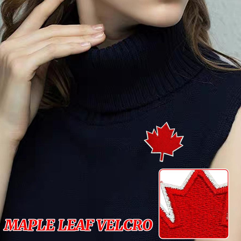 Значок кленового листа Велкро Декорация одежды