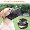Dog Muzzle Adjustable Soft Mesh Dog Muzzle for Small Medium Large Dogs Prevents Biting Chewing Breathable Pet Muzzle
