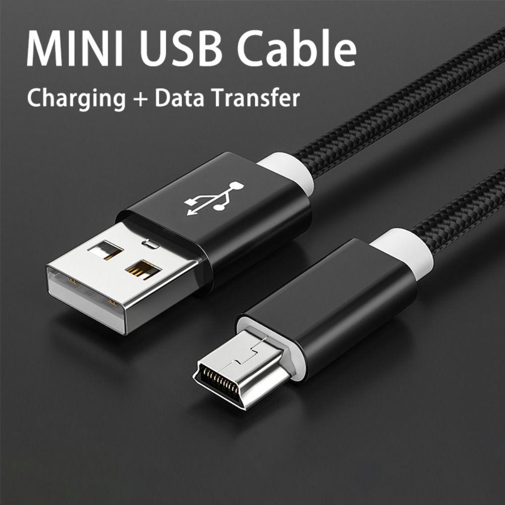 К USB-проводу Зарядное устройство для HDD Двухголовочный кабель для зарядки камеры Мини-USB-шнур Мини-USB на USB-кабель для зарядки Быстрый кабель для зарядки данных