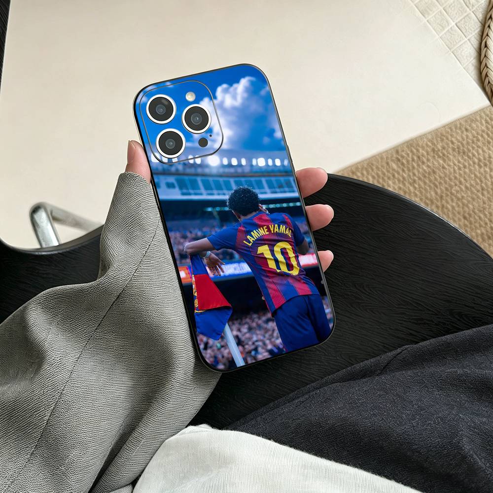 Чехол для телефона Ламин Ямаль для iPhone 17, 16,15,14,13,12,11 Plus,Pro Max, Другие Мягкий Черный Чехол