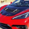 Накладка на передний капот из углеродного волокна для Chevrolet Corvette C8 ZR1