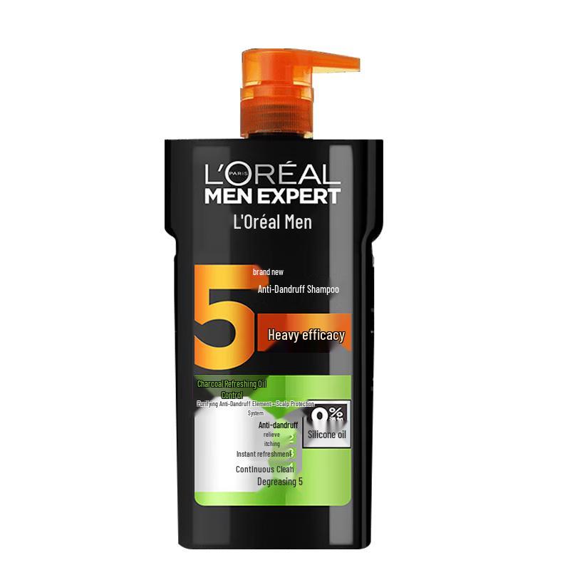 L'Oréal Men's Шампунь с углем для контроля жирности против перхоти