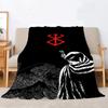 Kawaii Blanket King Size Berserkers Толстые одеяла для зимнего дома и украшения кровати Покрывало Роскошные постельные принадлежности Пушистый плед До колена
