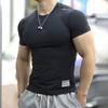 Men's Quick-Dry Short-Sleeve Fitness T-Shirt for Running, Cycling, and Training