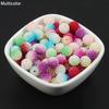 10mm 90pcs/bag Multicolor Acrylic Bayberry Beads Imitation Pearl Beads Round Loose Beads Spacer Beads For Earrings Bracelet Necklace Jewelry Making