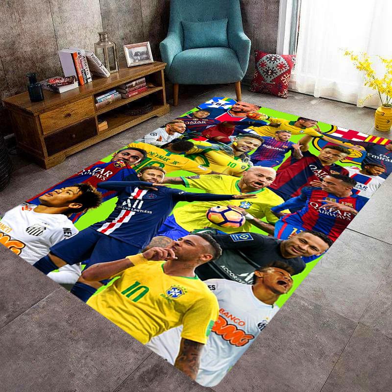 Brazilian Football Glory carpet Living room and bedroom mats printing Protective pad Room Office chair cushion