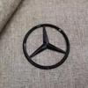 C200 E200 Для Mercedes Benz 90 мм ABS Хром Черный Логотип Знак Mercedes Задняя Звезда Для Mercedes Benz W203 W206 W212 X253 W16