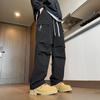 New Straight Overalls Men's Loose Multi-pocket Trendy Casual Pants Fashion Trousers