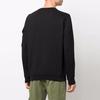 STONE ISLAND Свитшот с логотипом-патчем, черный, мужской, топы 761561151-V0029