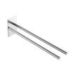 Towel Rack Hand Towel Holder No Drilling Wall Mounted Stainless Steel Space Saving Double Towel Bar for Bathroom