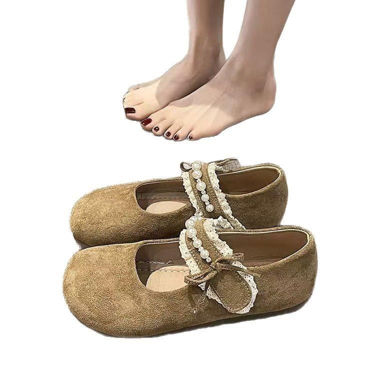 Туфли Fairy Mary Jane, женская весна-лето 2025, новая мода, нежный вечерний ветер, универсальные, мягкая подошва, с юбкой, одинарные туфли