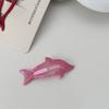 Colorful Snap Clip Girls Kid Hairpins Glitter Metal Hair Clip Dolphin with Glitter Handmade Hairpins Snap Hairpins