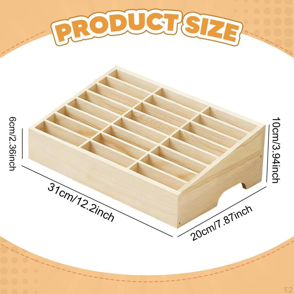 Управление хранилищем телефона 24 ячейки Многофункциональный портативный прямоугольный настольный органайзер для