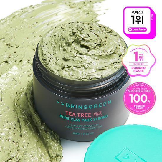 Bringgreen Tea Tree Cica Pore Clay Pack Strong 100g