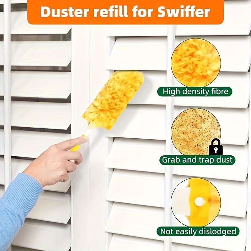 30 шт. Сменные насадки для метелок 360 для Swiffer Dusters, Без запаха Сверхпрочный комплект для уборки Одноразовые сменные насадки с 1 ручкой для Clea