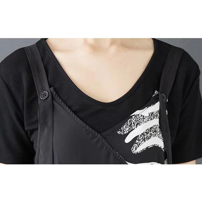 Xitao Необычные комбинезоны с лоскутным принтом ZMY1366