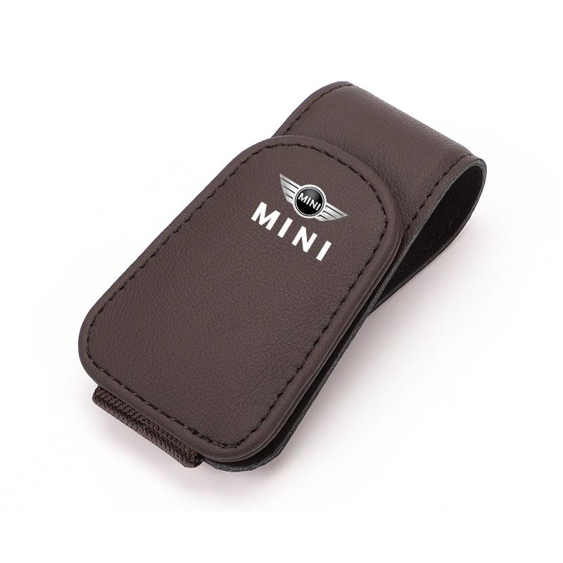 1Pcs Car Mounted Magnetic Glasses Clip Sun Visor Sunglasses Storage Clip For BMW Mini Works Cooper F54 F55 F56 F57 F60 R50 R52