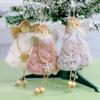 2025 Christmas Tree Pendant Hanging Ornaments Plush Angel Dolls Decoration Xmas Angel Girl Navidad New Year Gifts
