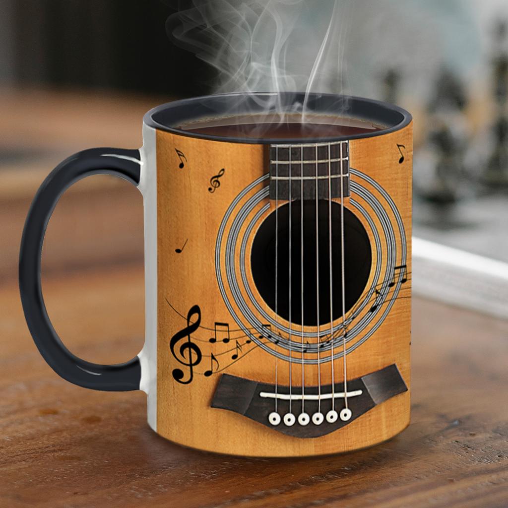 1pc,Guitar-Themed Mug -DurableDrinkware for Hot & Cold Beverages -Perfectfor Music Lovers, Ldeal Gift for Any Occasion 11oz